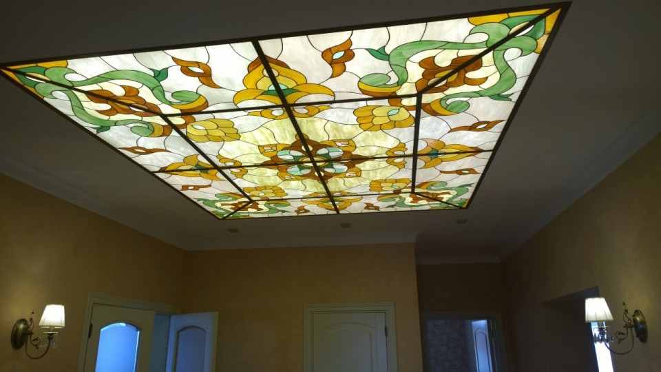 Заказать световой потолок с фотопечатью в г. Щёлкино