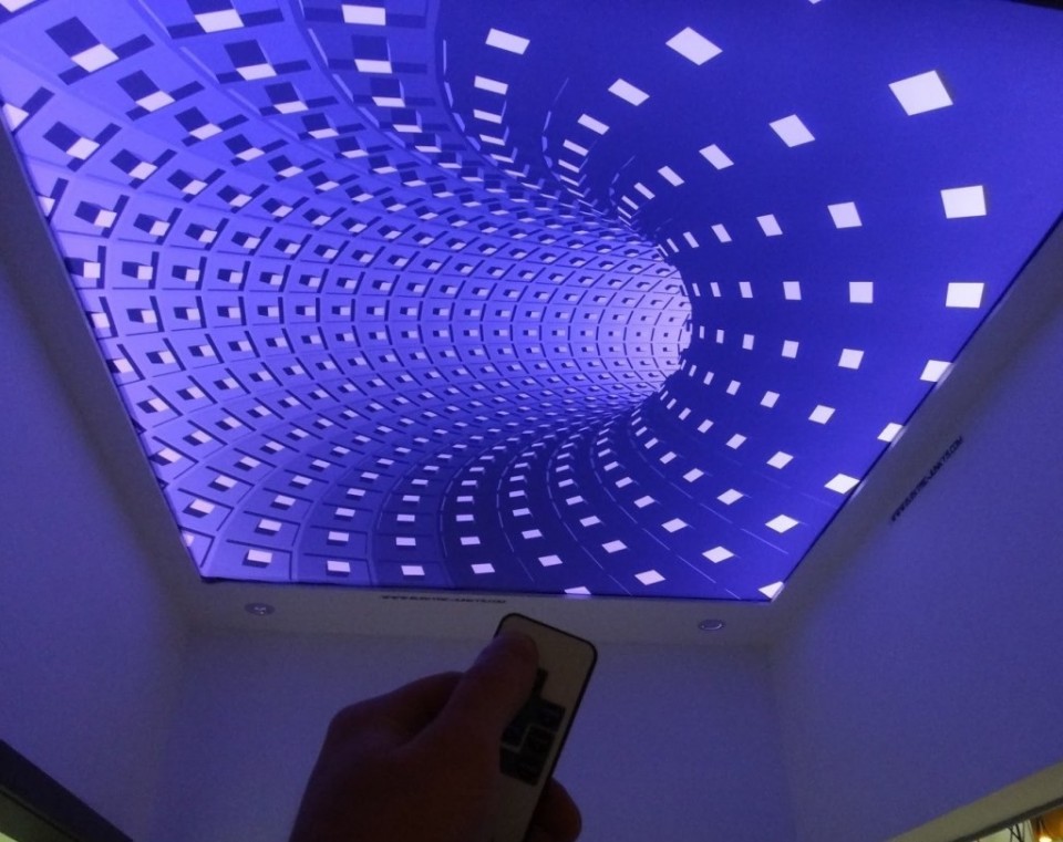 Заказать 3d натяжные потолки в г. Щёлкино